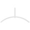 Ekena Millwork Archdale Architectural Grade PVC Gable Bracket, 108"W x 54"H x 2"D x 4"F, 12/12 Pitch GBP108X54X0204ARC00 - alternate 2